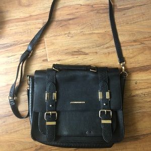 River island Black messenger bag